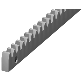 Crémaillère en acier galvanisé M4